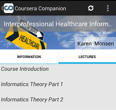 Illustration for article titled Review of ‘Coursera Companion' for Android